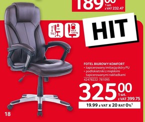 Fotel biurowy Komfort niska cena