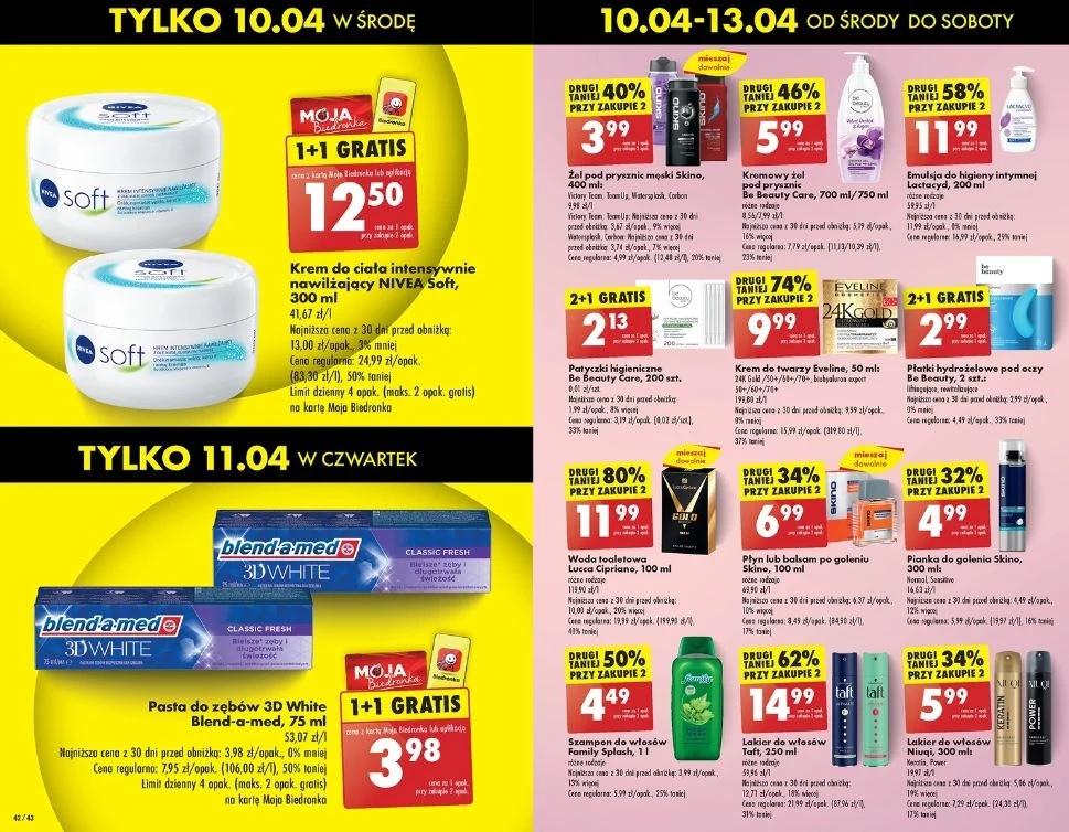 Biedronka oferuje promocje na kosmetyki!