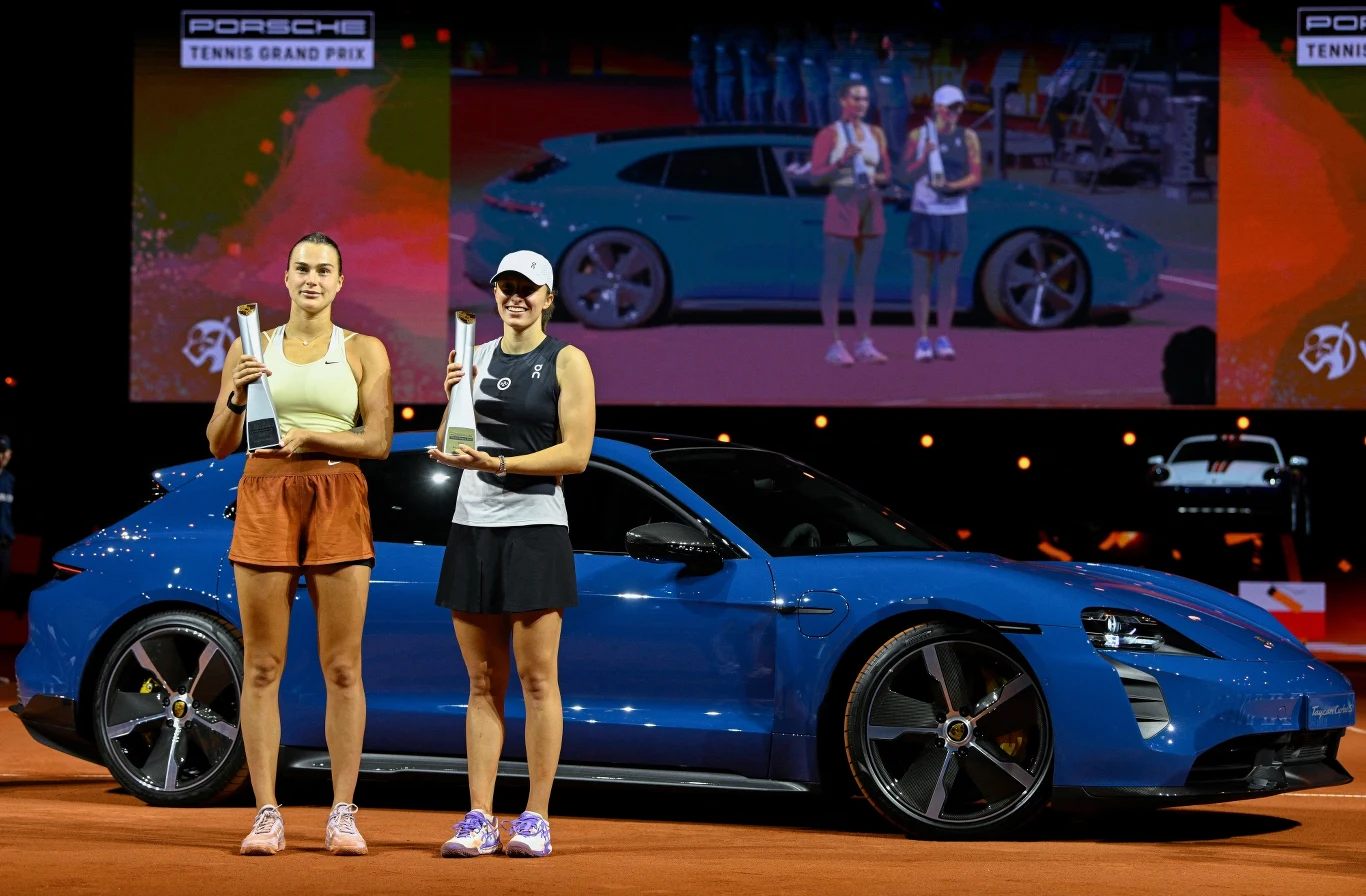 Aryna Sabalenka i Iga Świątek, WTA Stuttgart 2023
