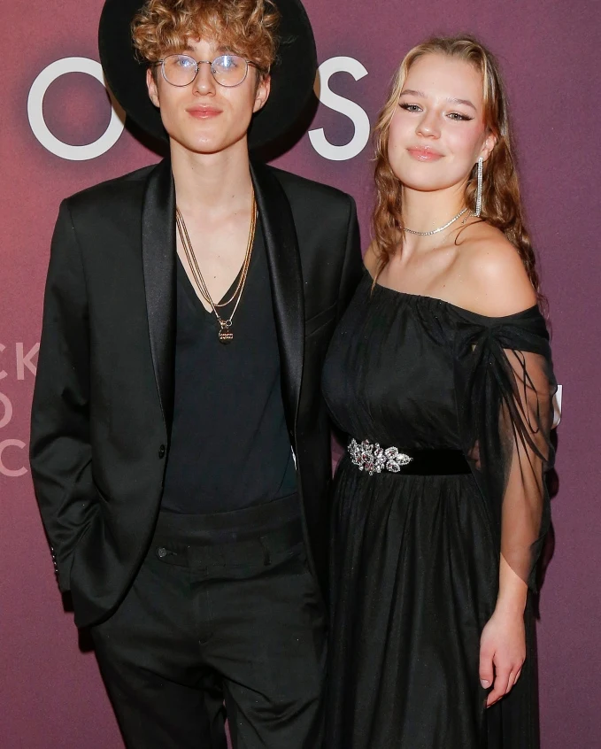 Stanisław Myszkowski z partnerką