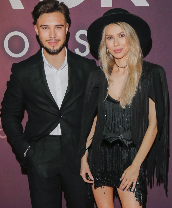 Leon Myszkowski z partnerką Leon Myszkowski z partnerką