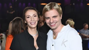 Marcin Hakiel z partnerką Dominiką