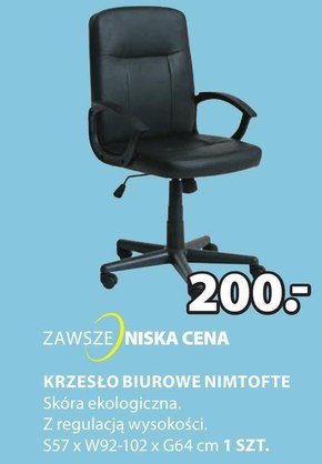 Krzesło biurowe Nimtofte niska cena
