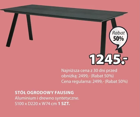 Stół ogrodowy S!