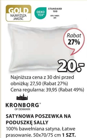 Poszewka na poduszkę Kronborg niska cena