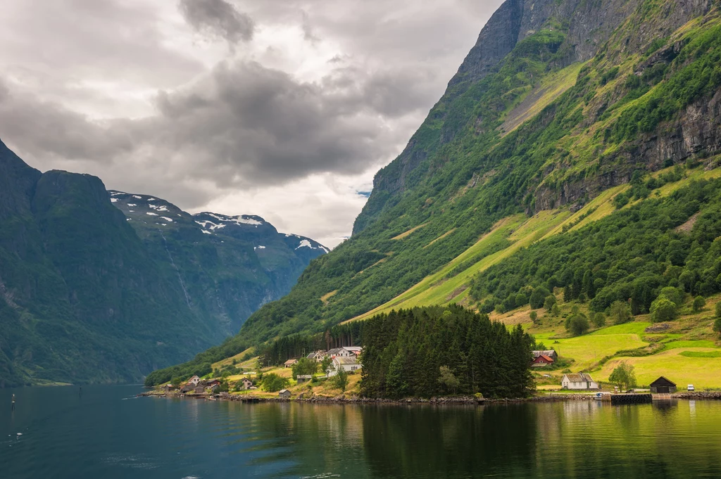 Norweska wioska w regionie Vadso Norweska wioska w regionie Vadso