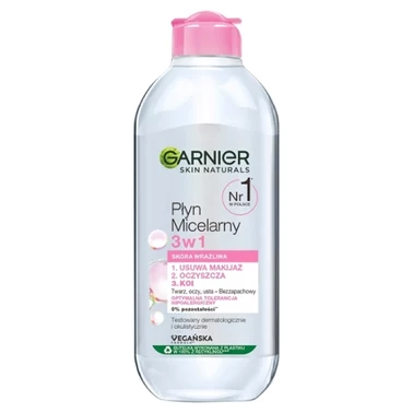 Garnier Skin Naturals Płyn micelarny 3w1 400 ml - 0