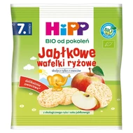 HiPP BIO Wafelki ryżowe po 7. miesiącu jabłkowe 30 g