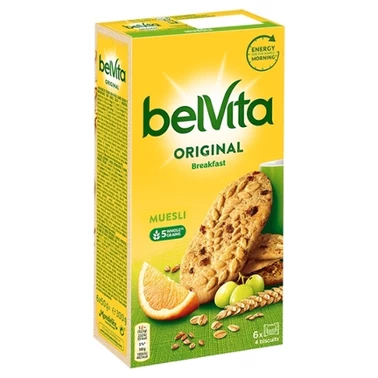 belVita Breakfast Ciastka zbożowe z musli 300 g (6 x 50 g) - 1