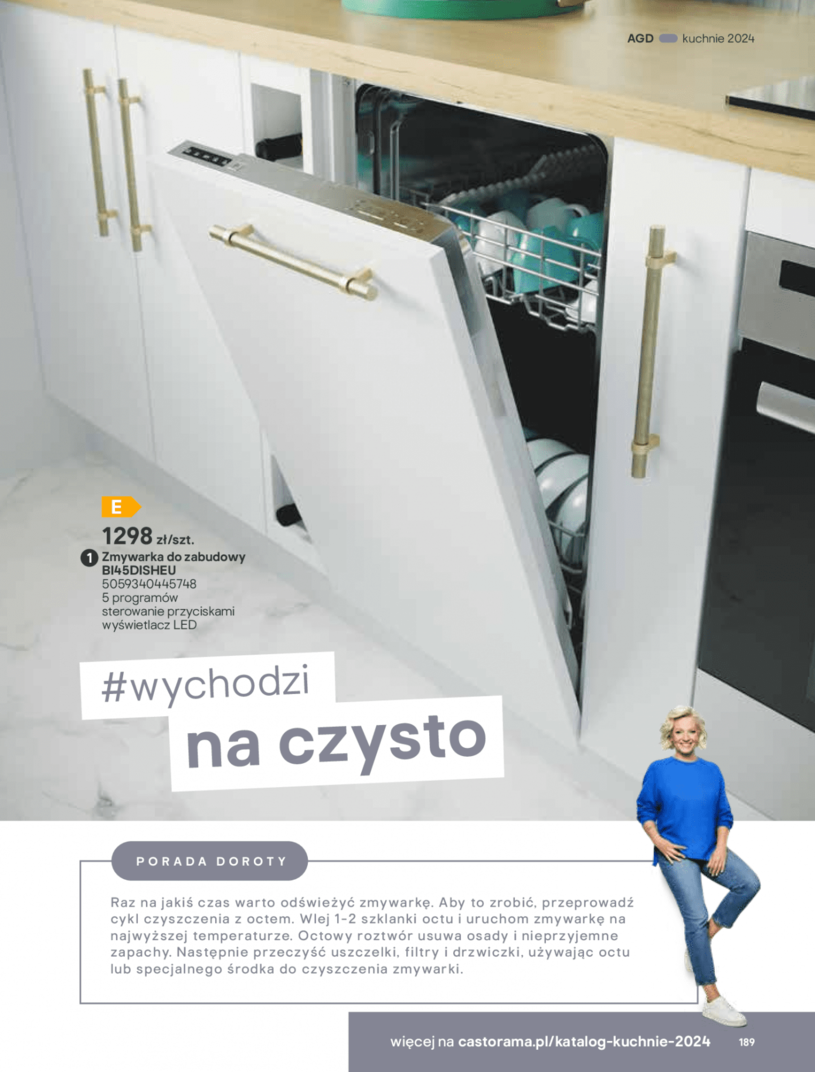 Gazetka: Kuchnie Castoramy projektu Doroty Szelągowskiej!  - strona 189