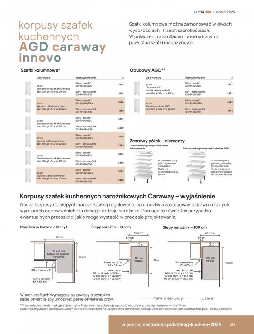 Gazetka: Kuchnie Castoramy projektu Doroty Szelągowskiej!  - strona 239