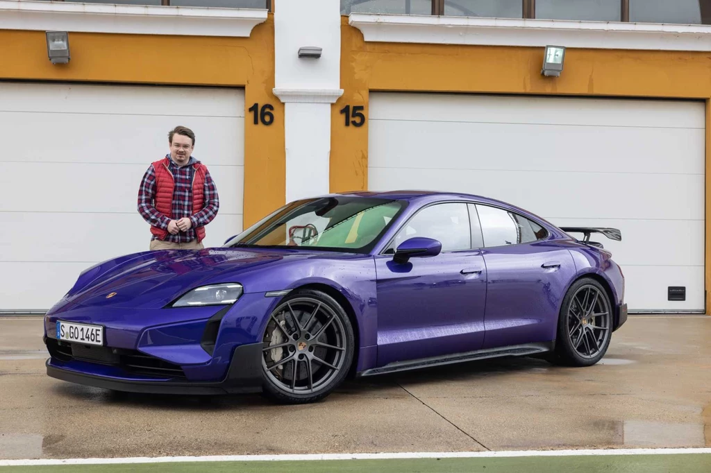 Porsche Taycan Turbo GT z pakietem Weissach rozpędza się do 315 km/h