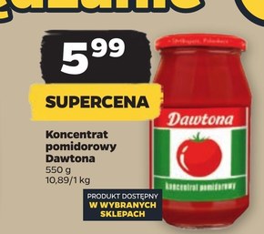 Koncentrat pomidorowy Dawtona niska cena