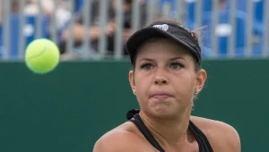 Jak w finale, Polka znów się cieszy. Głośne "jeeest!" poniosło się po korcie