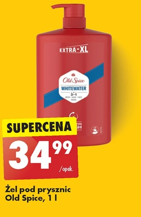 Old Spice Whitewater Męski płyn do kąpieli, żel pod prysznic i szampon 3 w 1 1000ml