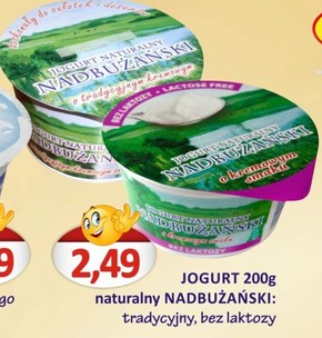 Bieluch Jogurt naturalny nadbużański 200 g niska cena