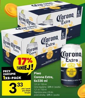Corona Extra Piwo jasne 6 x 330 ml niska cena