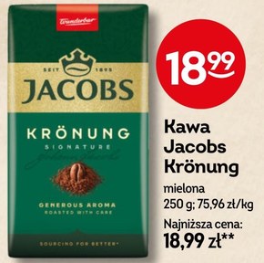 Jacobs Krönung Kawa mielona 250 g niska cena