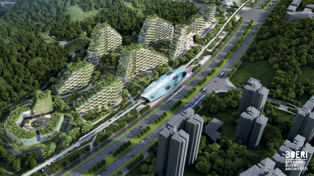 Wizja zielonego miasta Liuzhou w Chinach