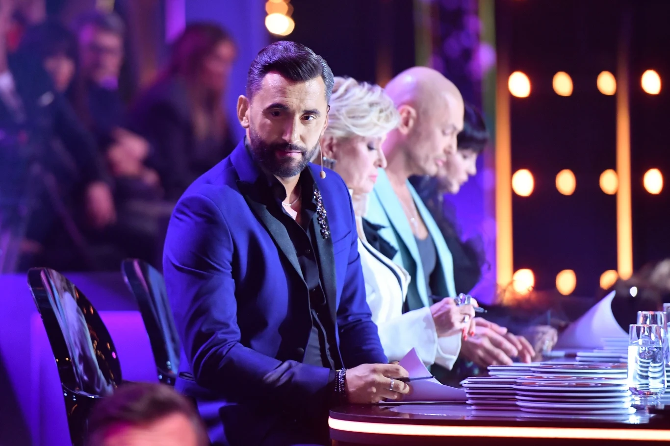 Rafał Maserak za stołem jurorskim "Tańca z gwiazdami" Rafał Maserak za stołem jurorskim "Tańca z gwiazdami"