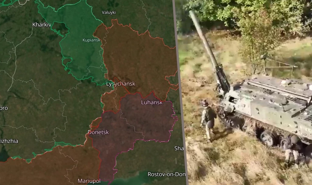 Wojna w Ukrainie. Postępy rosyjskiej armii na froncie