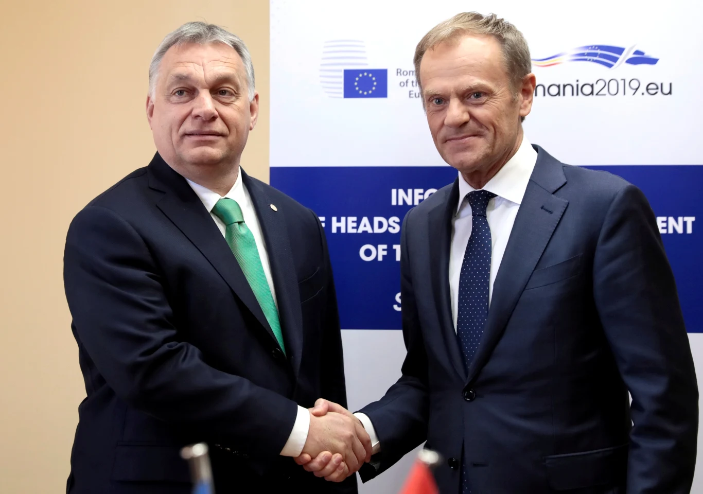 Viktor Orban i Donald Tusk w 2019 roku Viktor Orban i Donald Tusk w 2019 roku