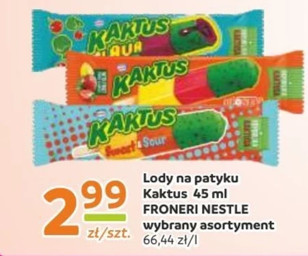 Kaktusa Lava Sorbet jabłkowy i sorbet wiśniowy 45 ml
