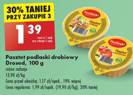 Drosed Podlaski Pasztet Belgijski z dodatkiem wątróbki z kurcząt 100 g