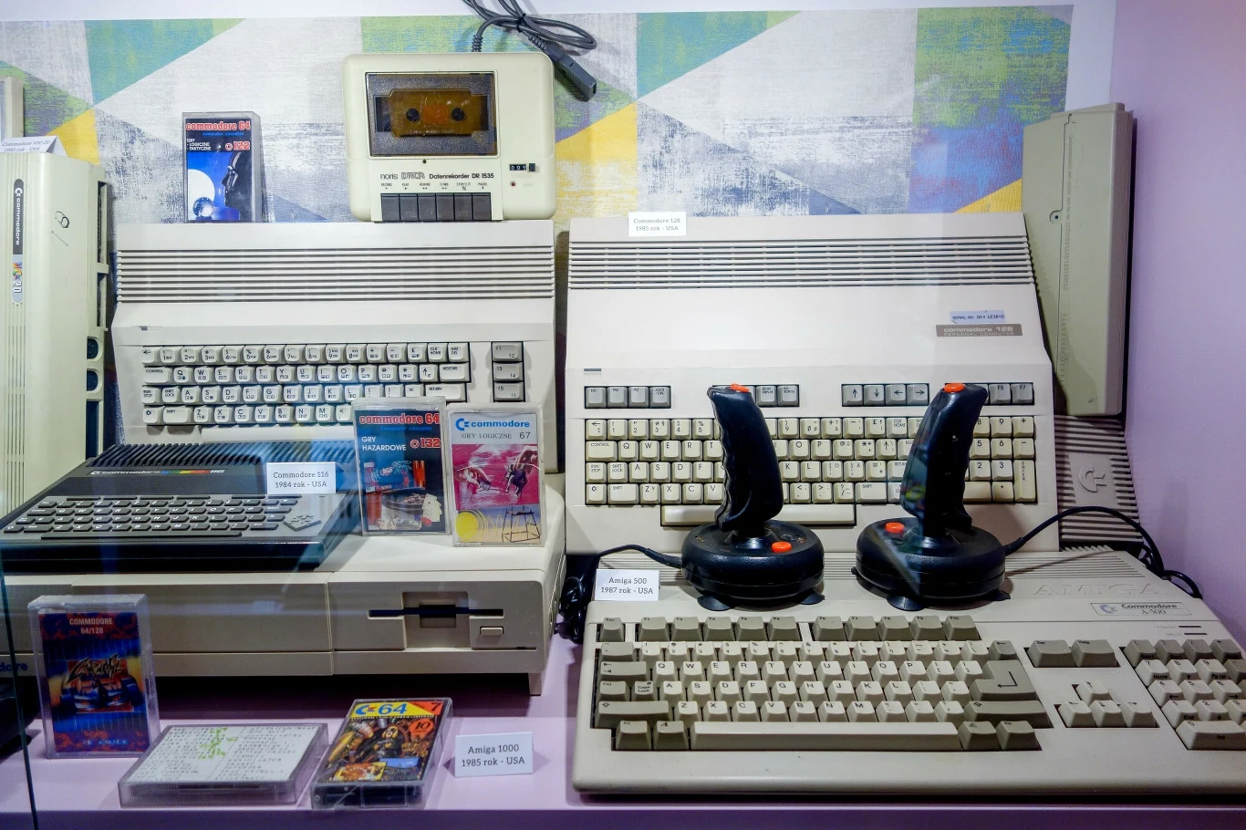 Commodore 64, Commodore 116, 128 i Amiga 500