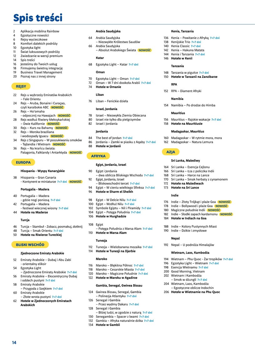 Gazetka: Egzotyka 2024/2025 - Rainbow Tours - strona 14
