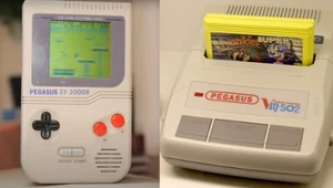 Konsola Pegasus i Pegasus GameBoy / fragment filmu umieszczonego w serwisie YouTube @arhn.eu
