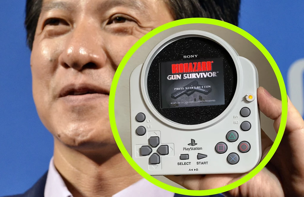 Hiroshi Kawano, szef japońskiego Sony Computer Entertainment prezentujący PlayStation Portable