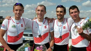 Paweł Rańda (pierwszy od lewej) w 2009 roku