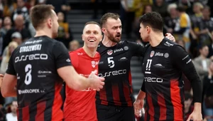 Jakub Bucki (drugi z prawej) spisał się kapitalnie w polu zagrywki