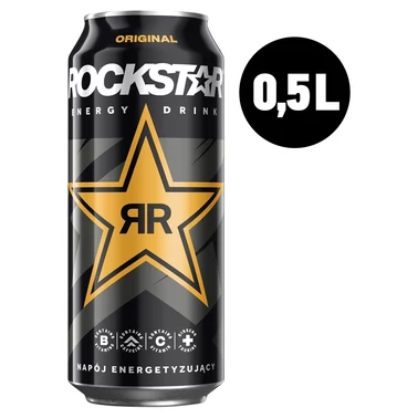 Rockstar Original Gazowany napój energetyzujący 500 ml - 0