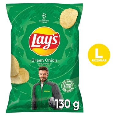Lay's zielona cebulka 130 g - Chipsy ziemniaczane - 0