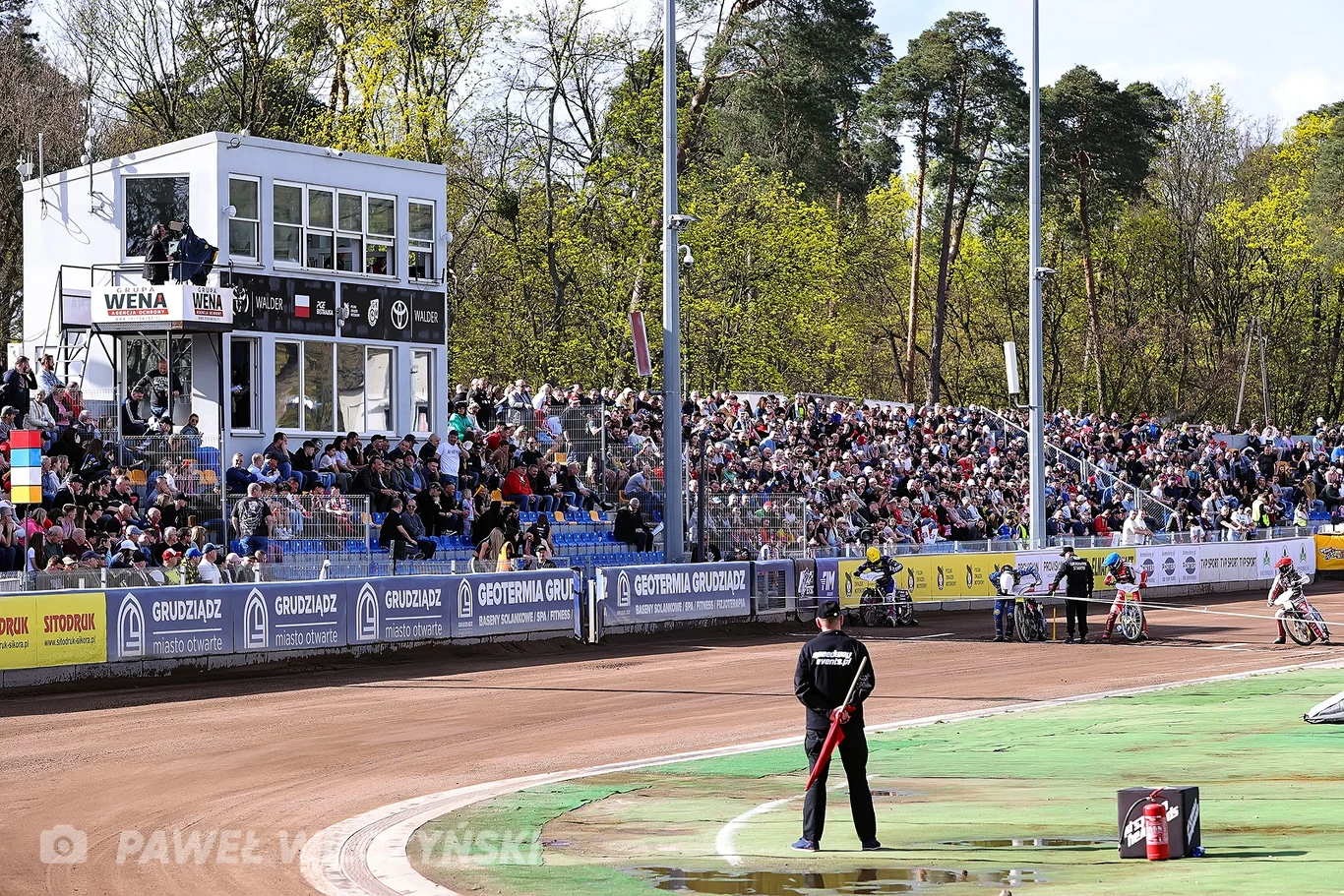 Stadion GKM-u Grudziądz.