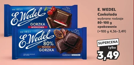 E. Wedel Czekolada mocno gorzka 80 % 80 g