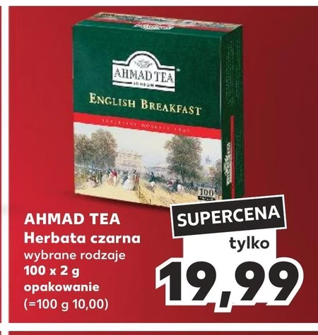 Ahmad Tea English Breakfast Herbata czarna 200 g (100 torebek z zawieszką)