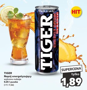 Tiger Energy Drink Classic Gazowany napój energetyzujący 250 ml niska cena