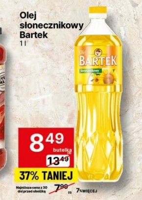 Olej Bartek niska cena
