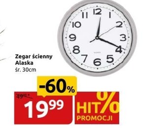 Zegar ścienny Alaska niska cena