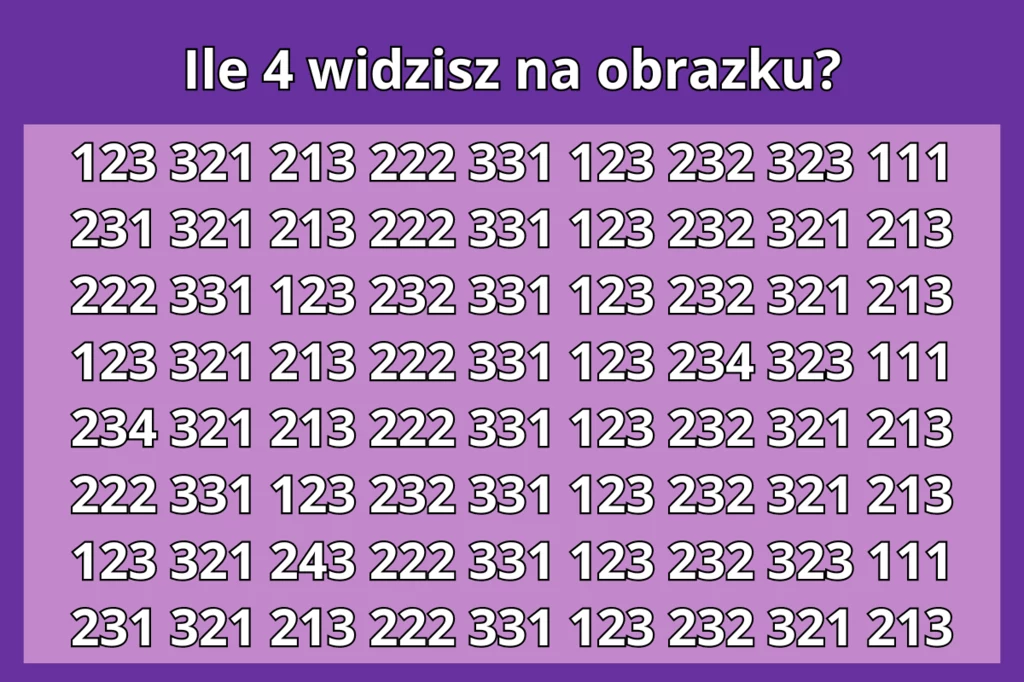  W jak szybkim czasie poradzisz sobie z naszą łamigłówką?