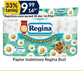 Regina Papier Rumiankowy 8 rolek niska cena
