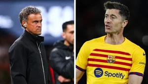 Luis Enrique i Robert Lewandowski