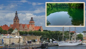Tajemnicze Jezioro Szmaragdowe w Szczecinie. Zachwyca kolorem, ale nie wolno do niego wchodzić 