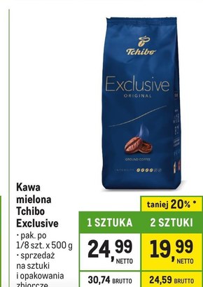 Tchibo Exclusive Kawa palona mielona 500 g niska cena