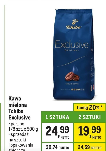 Tchibo Exclusive Kawa palona mielona 500 g