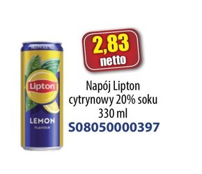 Lipton Ice Tea Lemon Napój niegazowany 330 ml niska cena