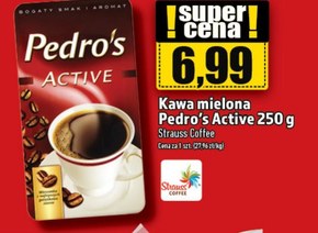 Pedro's Active Kawa mielona 250 g niska cena